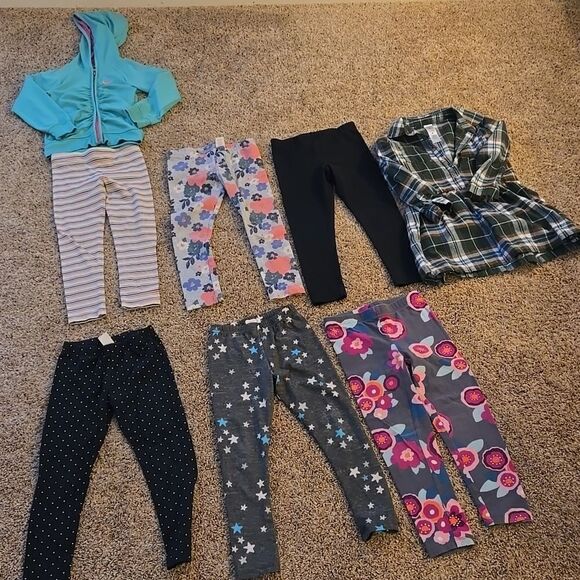 Girls Gymboree Legging Lot - Picture 1 of 7